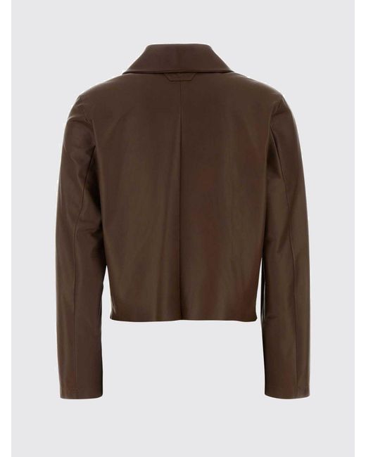 Salvatore Santoro Brown Leather Jacket
