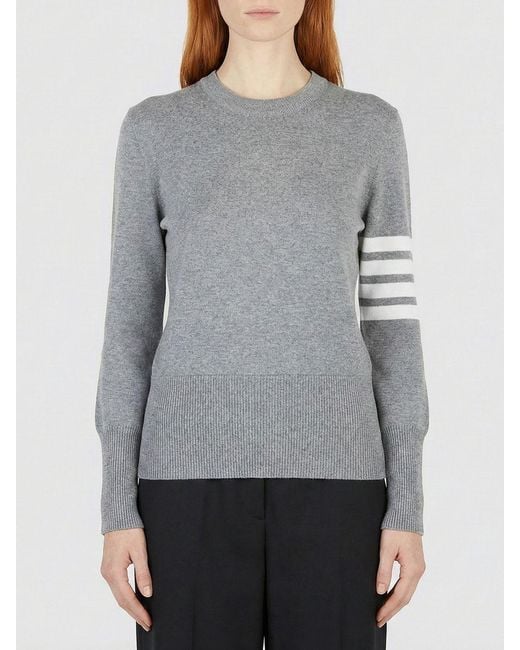 Jersey De Lana Virgen Thom Browne de color Gray