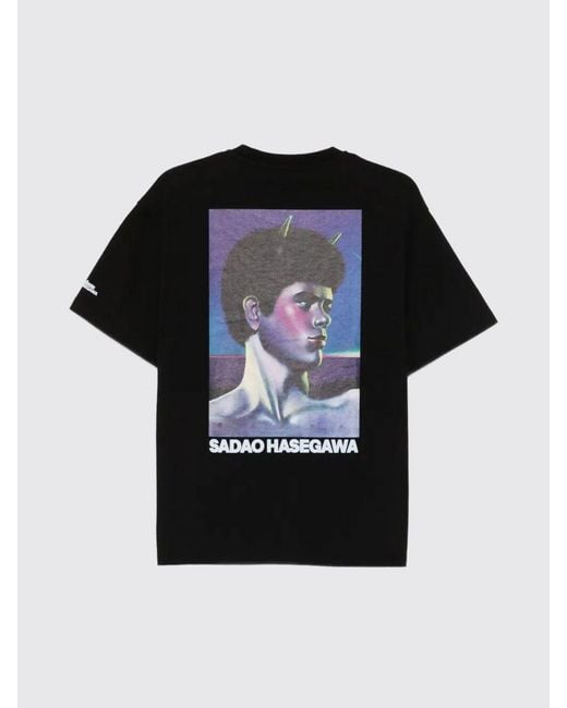 Carne Bollente Black Printed Organic Cotton T-Shirt for men