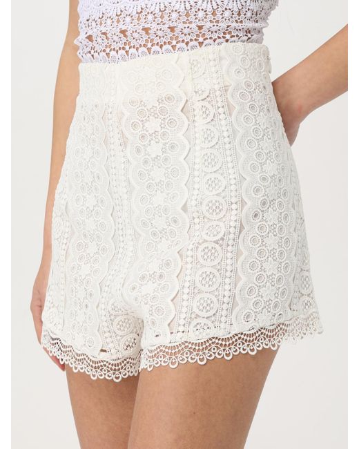 Pantalòn Cortos Mujer Ibiza Charo Ruiz de color White