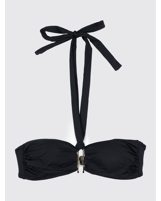 MATINEÉ Black Wire-Free Halterneck Bikini Top With Sweetheart Neckline