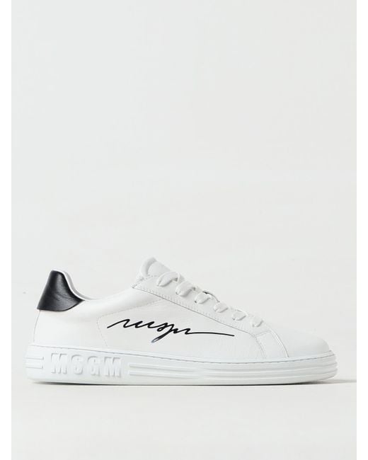 Scarpe Uomo di MSGM in White da Uomo