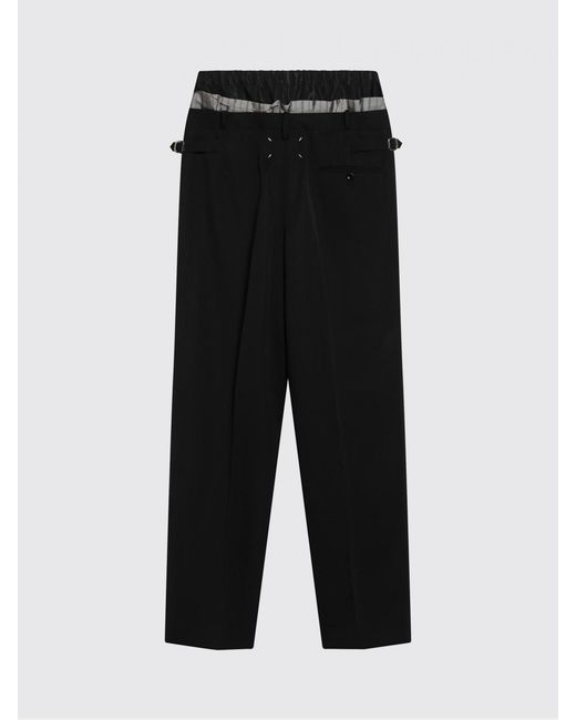 Maison Margiela Black Anonymity Of The Lining Wool Trousers for men