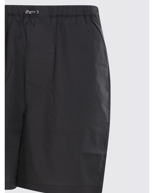 Roberto Collina Blue Cotton Shorts for men