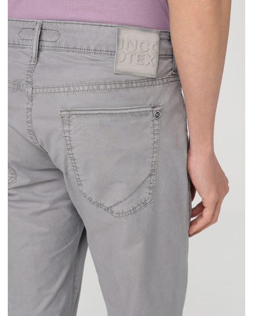 Incotex Gray Jeans for men