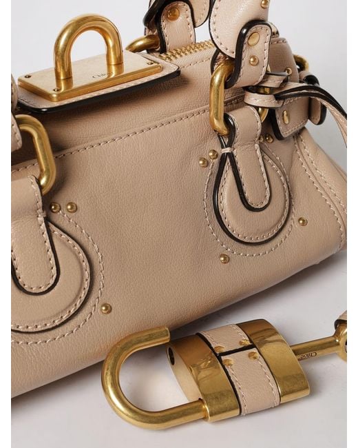 Chloé Natural Chlo&Eacute Paddington Ledertasche
