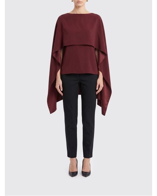 Alberta Ferretti Red Scarf
