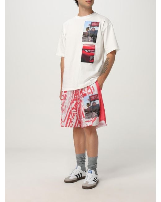 DIESEL Red Short for men