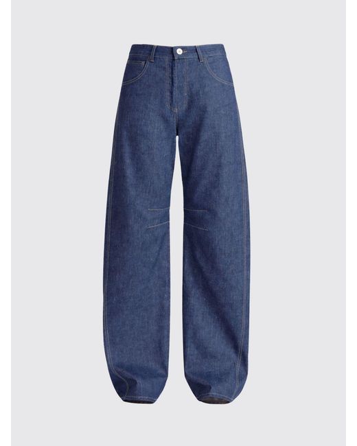 Liviana Conti Blue Leon Cotton Blend Jeans