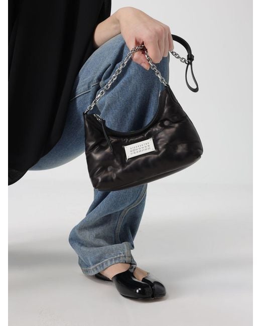 Maison Margiela White Glam Slam Quilted Leather Bag