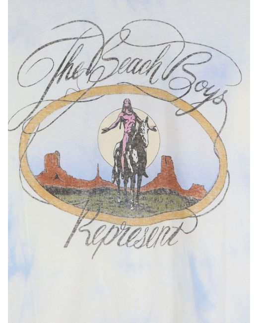 Represent White T-Shirt for men