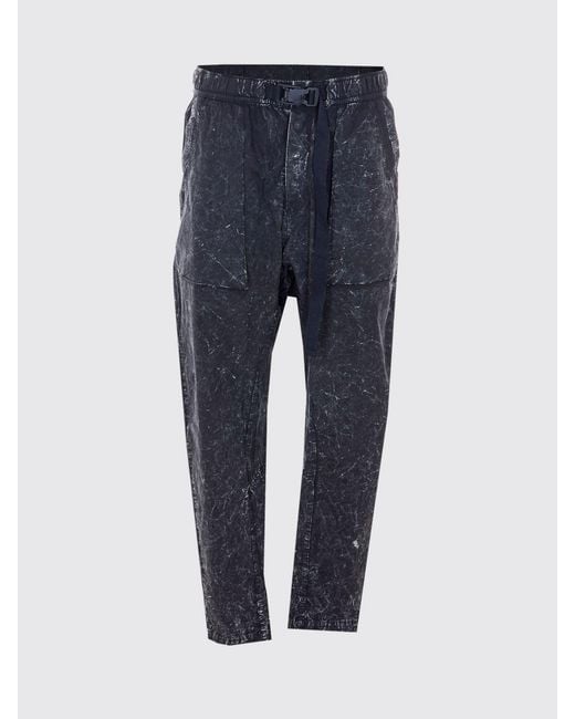 Thom Krom Blue Stretch Cotton Trousers for men