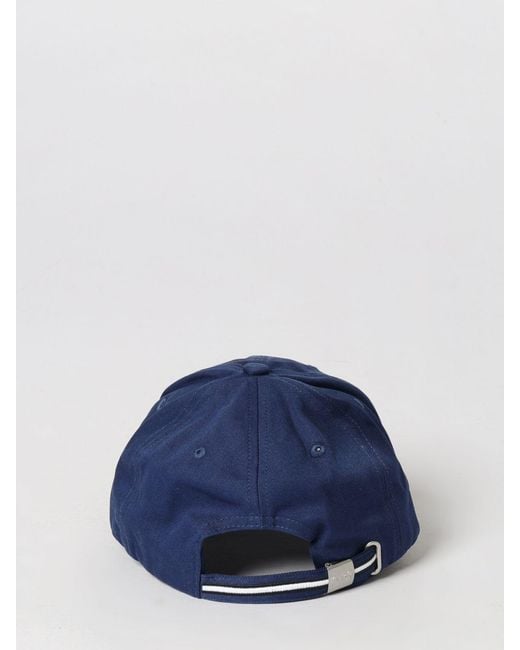 KENZO Blue Boke Flower 2.0 Cotton Twill Hat for men