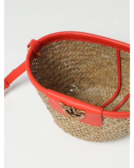 Pinko Red Shoulder Bag