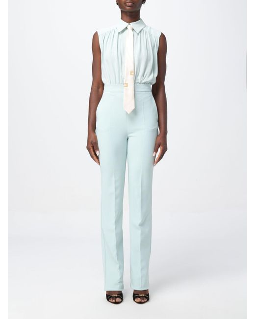 Elisabetta Franchi Blue Hose Damen