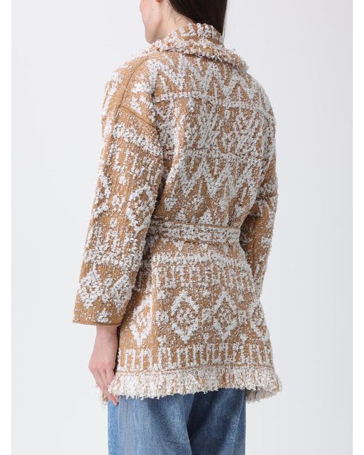 Alanui Natural Jacquard Robe Cardigan