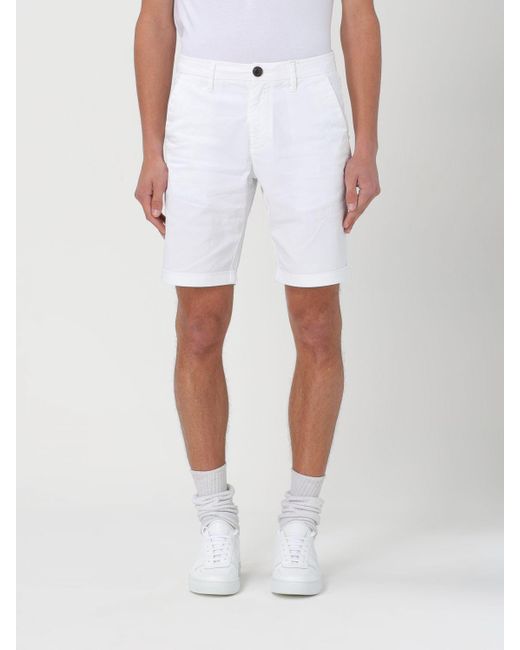 Pantaloncino in cotone di Sun 68 in White da Uomo