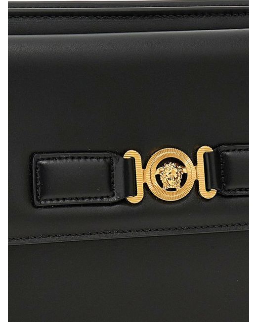 Versace Black Pocket Square for men