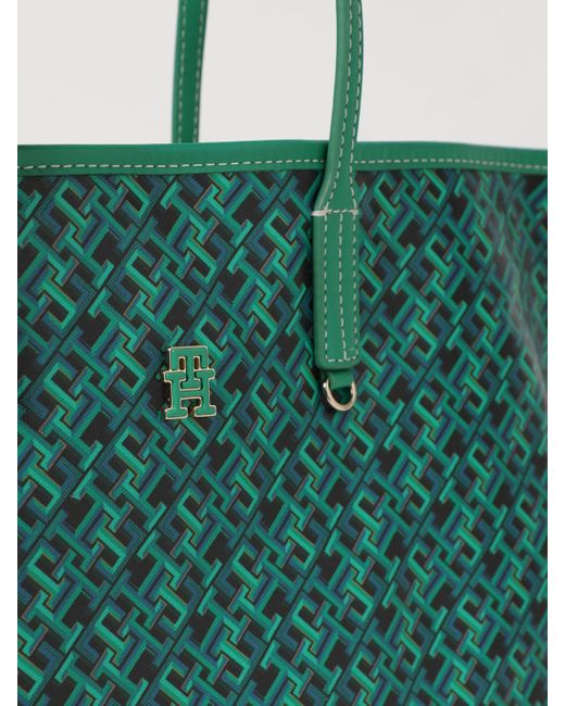 Tommy Hilfiger Green Tote Bags