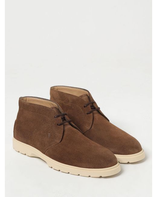 Tod's Brown Desert Boots for men