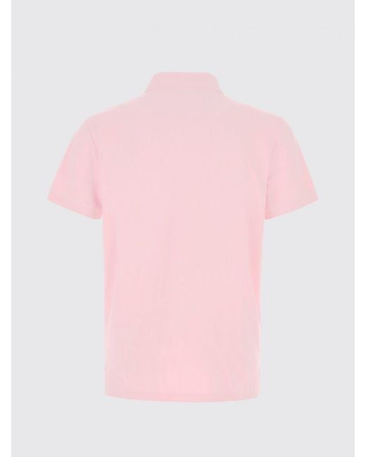 Polo Ralph Lauren Red Cotton Polo Shirt With Pony Logo for men