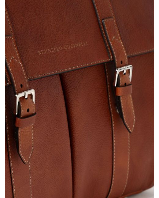 Brunello Cucinelli Tasche in Brown für Herren