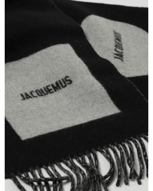 Jacquemus Black Rond Carrè Scarf for men
