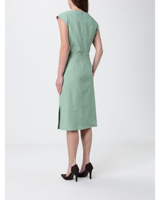 alissa midi dress green Pinko Alissa Midi Dress in Green