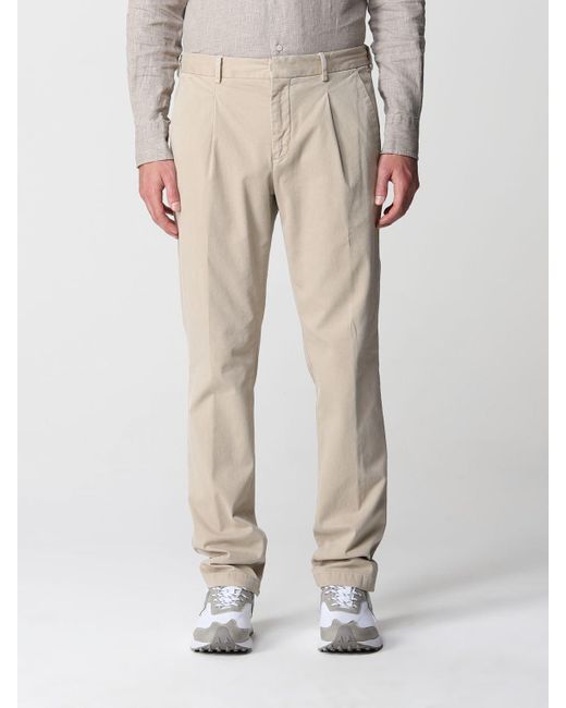 Pantalone in cotone elasticizzato con pinces di BOGGI da Uomo | Lyst