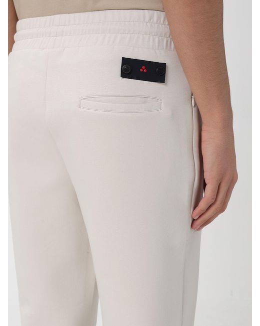 Peuterey White Cotton Blend Jogging Pants for men
