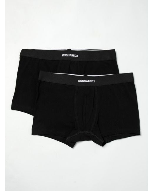Ropa Interior Hombre DSquared² de hombre de color Black