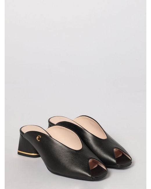 Coccinelle Black C-Everyday Leather Mules