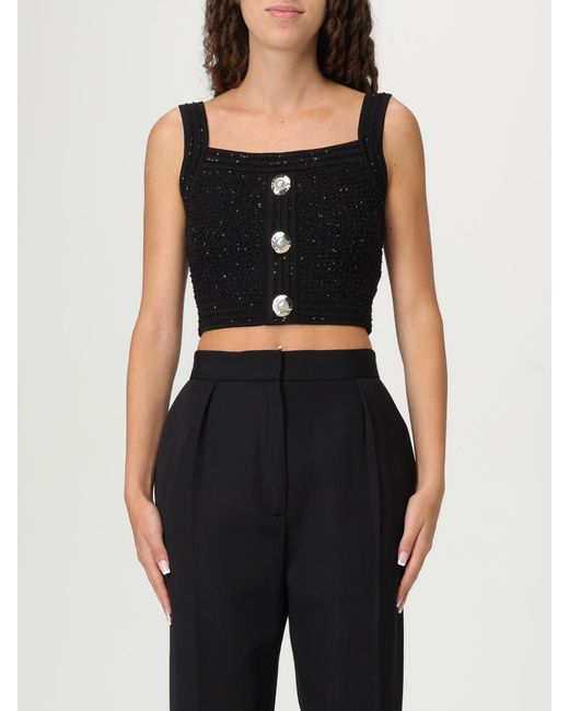 Top Mujer Balmain de color Black