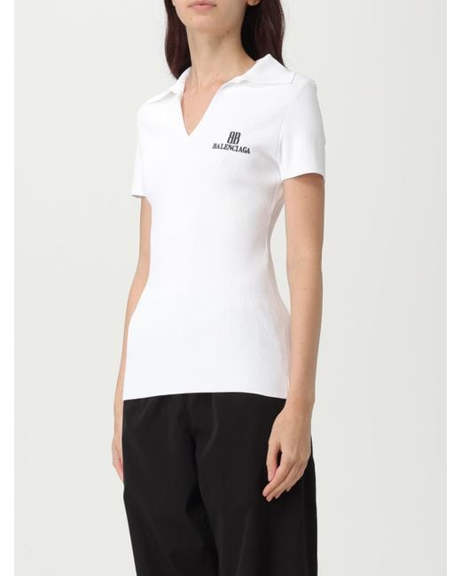 Camiseta Mujer Balenciaga de color White