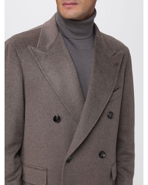 Tagliatore Gray Coat for men