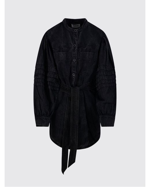 Isabel Marant Black Denim Dress