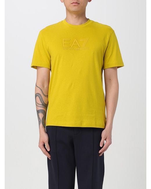 EA7 Yellow T-Shirt for men
