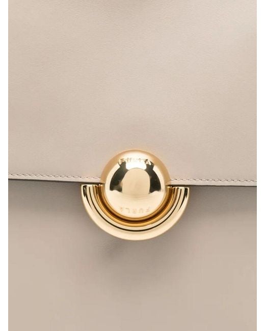 Furla Natural Domus M Leather Bag