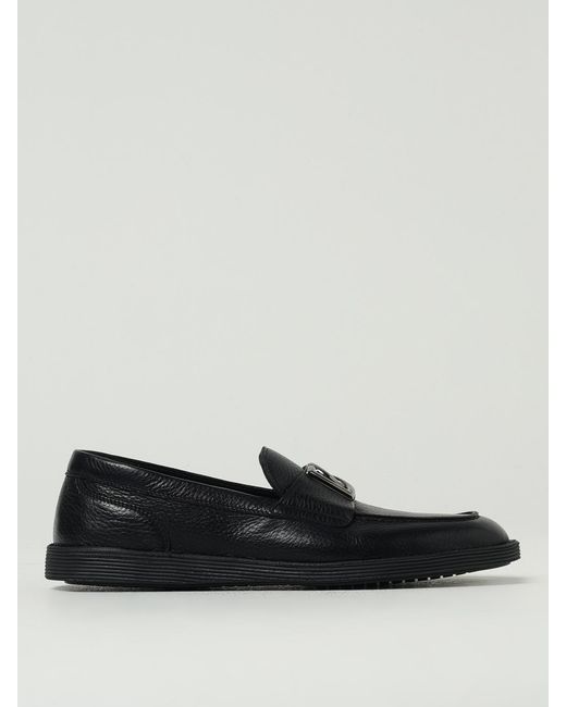 Dolce & Gabbana Black Dolce &Amp Gabbana Loafers for men