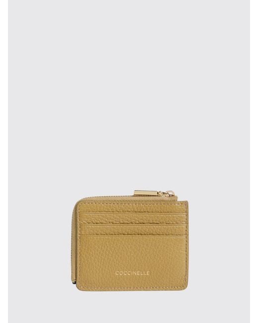 Coccinelle Natural C-Me Grained Leather Wallet