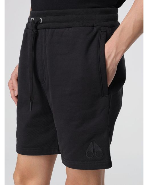 Pantalones cortos Moose Knuckles de hombre de color Black