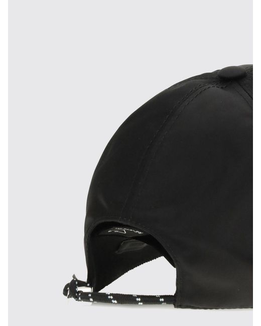 Prada Black Technical Fabric Baseball Cap for men