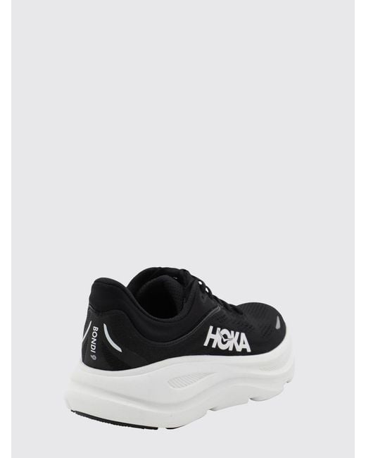 Hoka One One White Bondi 9 Sneakers By