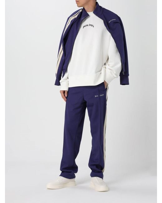 Palm Angels White Sweatshirt for men