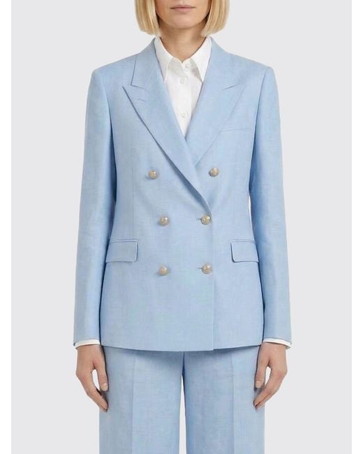 Tagliatore Blue Double Breasted Blazer