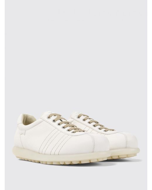 Camper White Pelotas Leather Sneakers for men