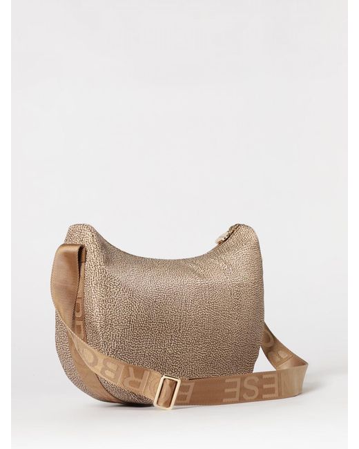 Borbonese Natural Luna Middle Bag