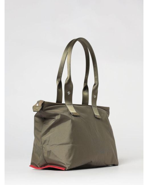 Lancel Natural Mistral Rollable Nylon Bag