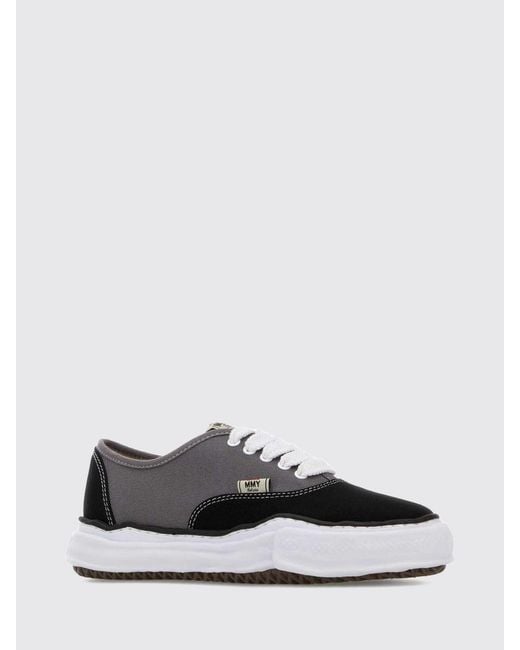 Maison Mihara Yasuhiro White Baker Og Bicolour Low Top Canvas Trainers for men