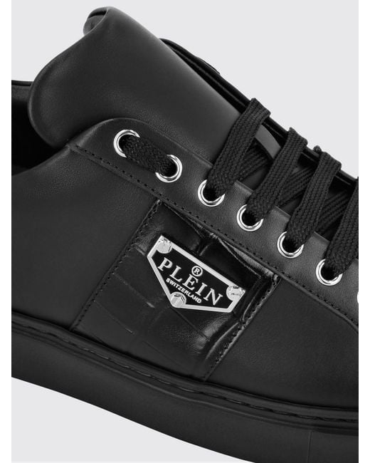 Philipp Plein Black Low-Top Sneakers for men